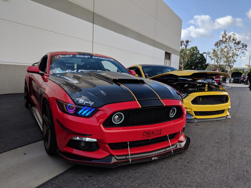 Oracle 15-17 Ford Mustang V6/GT/Shelby Dynamic DRL w/ Halo Kit - ColorSHIFT - Dynamic