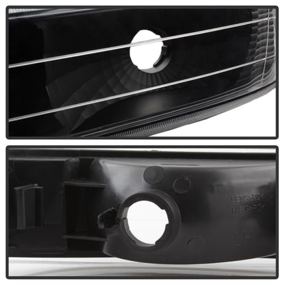 xTune Chevy Silverado 99-02 Amber Reflector Bumper Lights Black CBL-JH-CS99-AM-BK