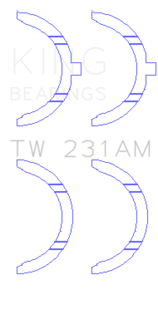 King Engine Bearings Toyota 1A/2A/3A/4A Thrust Washer Set