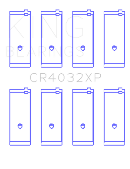 King Engine Bearings Toyota 4AGE 4AGZE 16V 1.6L Performance Rod Bearing Set - Size STD