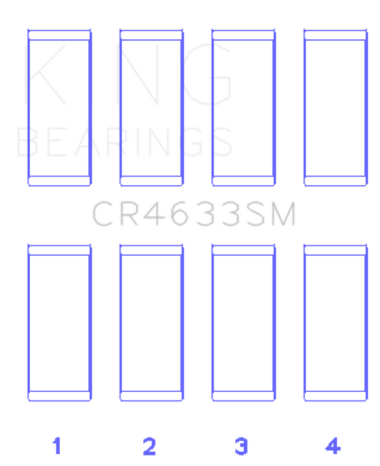 King Engine Bearings 2008 Mini Cooper N14 Turbo Rod Bearing Set - Size STD