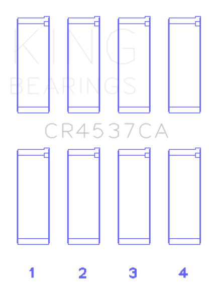 King Engine Bearings Mini Cooper S/Cooper S Conv/Works W10B16A Rod Bearing Set - Size STD