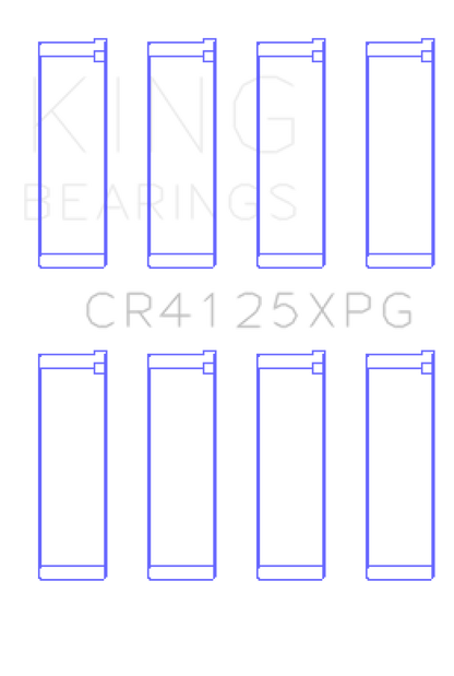 King Subaru EJ20/EJ22/EJ25 (Suites 52mm Journal Size) Tri-Metal Perf Rod Bearing Set - Size +.026mm