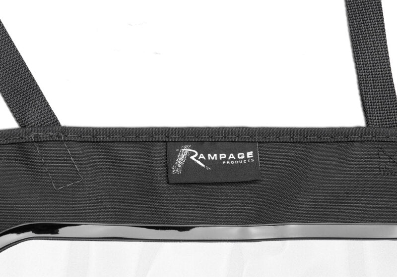 Rampage 2007-2018 Jeep Wrangler(JK) Windbreaker - Black Diamond