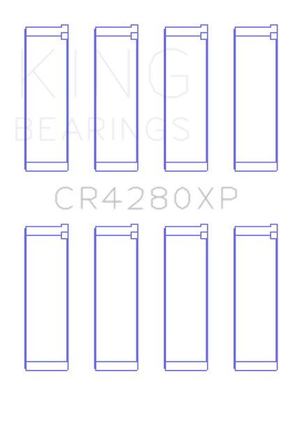 King Engine Bearings Subaru WRX/STi EJ20/EJ22/EJ25 48mm Rod Performance Rod Bearing Set - Size STDX