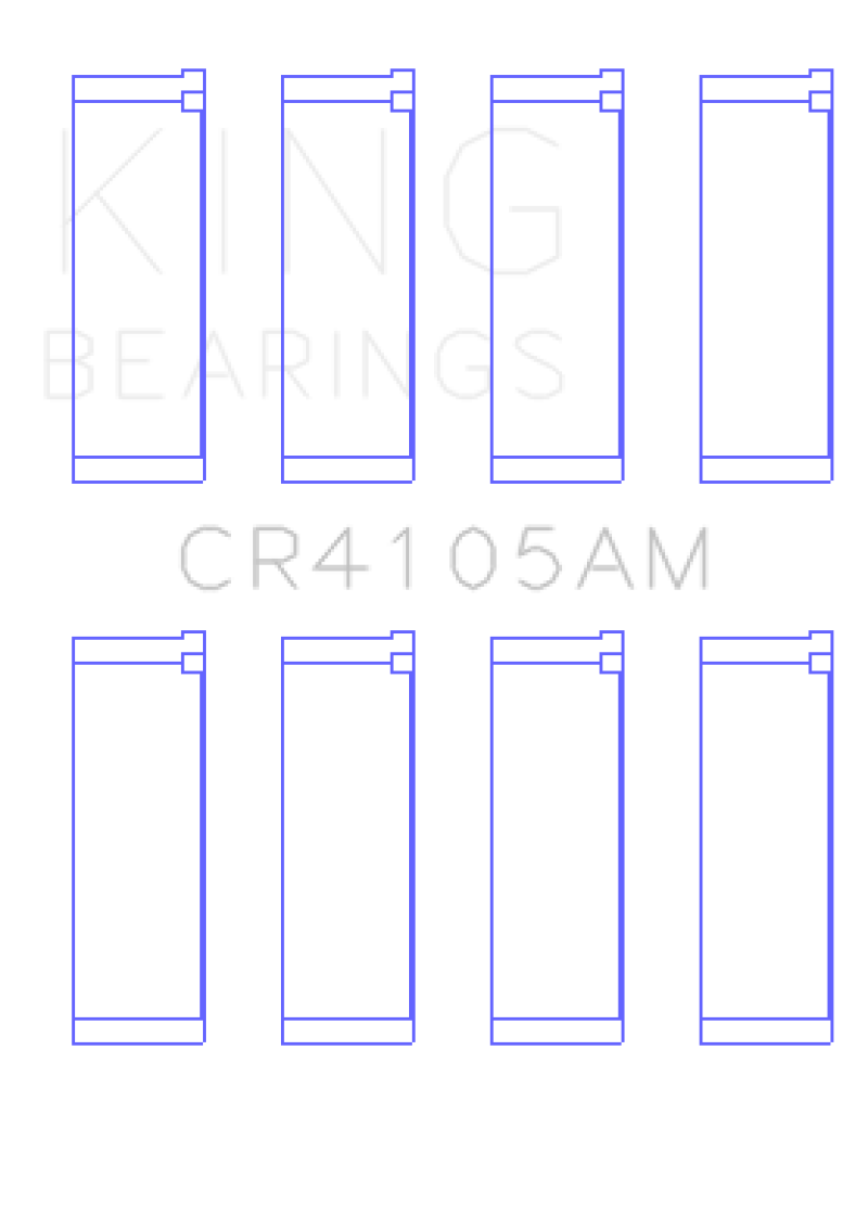 King Engine Bearings Mazda FS-DE L4/FP L4/FS L4  DOHC 16 Valve Rod Bearing Set - Size STD