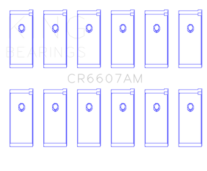 King Engine Bearings Datsun L28 Connecting Rod Bearing Set - Size STD