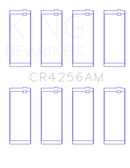 King Chrysler 148/148 Turbo DOHC 16V/Jeep 148 DOHC 16V Rod Bearing Set - Size +0.25mm