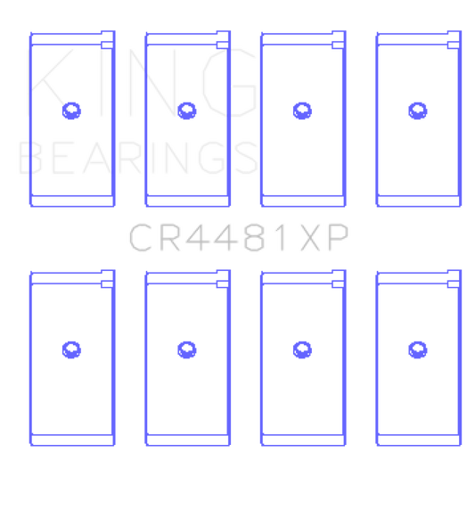 King Engine Bearings Mitsubishi 4G63/4G64 6 Bolt 1st Gen DSM Performance Rod Bearing Set - Size STD