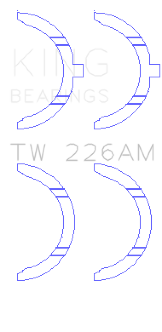 King Engine Bearings Toyota 3SGTE Thrust Washer Set