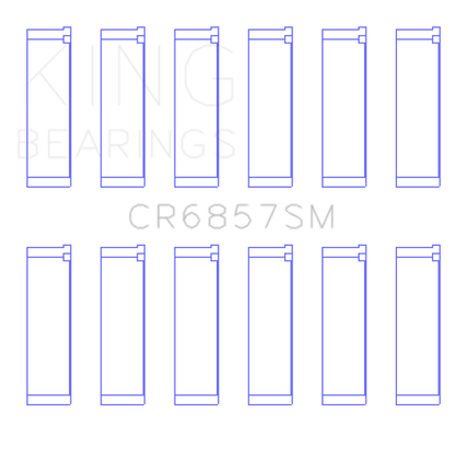 King Engine Bearings Chrysler Pentastar 3.6L ERB V6 Connecting Rod Bearing Set - Size STD