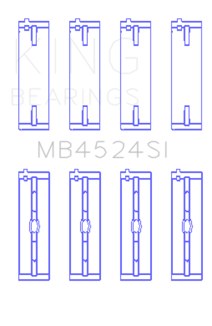 King Engine Bearings Nissan VR38DETT/VQ35HR/VQ37HR Main Bearing Set