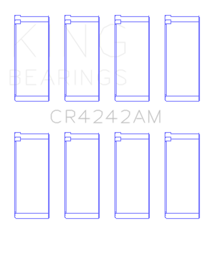 King Engine Bearings Honda 97ci 1.6L L4 B16A2/B16A3 Rod Bearing Set - Size STD