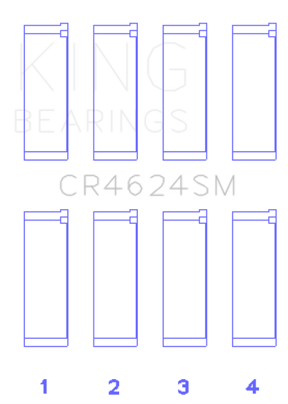 King Engine Bearings Hyundai G4KE/G4KC Rod Bearings (Set of 4)