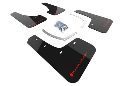 Rally Armor 18-25 Subaru Ascent Black UR Mud Flap w/Red Logo