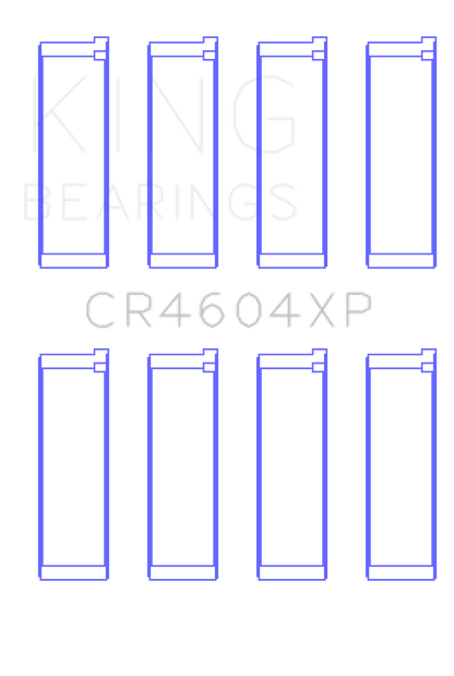 King 07-09 Mazdaspeed 3 L3-VDT MZR DISI (t) Duratec High Performance Rod Bearing Set - Size +0.50mm