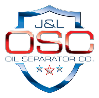 J&L 19-25 Chevrolet Silverado/GMC Sierra 1500 5.3L V8 Driver Side Oil Separator 3.0 - Black Anodized