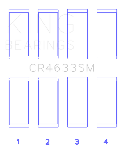 King Engine Bearings 2008 Mini Cooper N14 Turbo Rod Bearing Set - Size STD