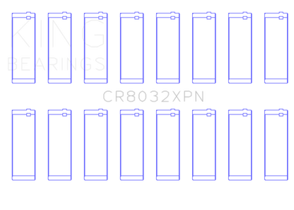 King Engine Bearings Chrysler 345/370 16v Connecting Rod Bearing Set