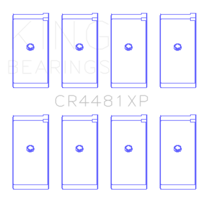 King Engine Bearings Mitsubishi 4G63/4G64 6 Bolt 1st Gen DSM Performance Rod Bearing Set - Size STD