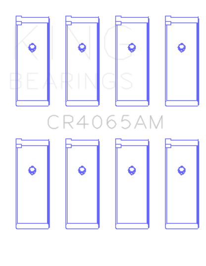 King 91-04 Nissan 146CI/2.4L KA24DE L4/89-97 146CI/2.4L KA24E L4 Rod Bearing Set - Size STD