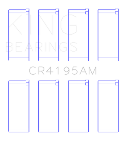 King Engine Bearings Chrysler 420A Connecting Rod Bearing Set - Size STD