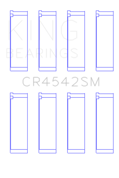 King Honda K-Series (Except A3) 16v 2.0L/2.3L/2.4L Connecting Rod Bearing Set (Set of 4)