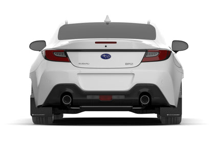 Rally Armor 22-25 Subaru BRZ / Toyota GR86 Black UR Mud Flap w/Red Logo