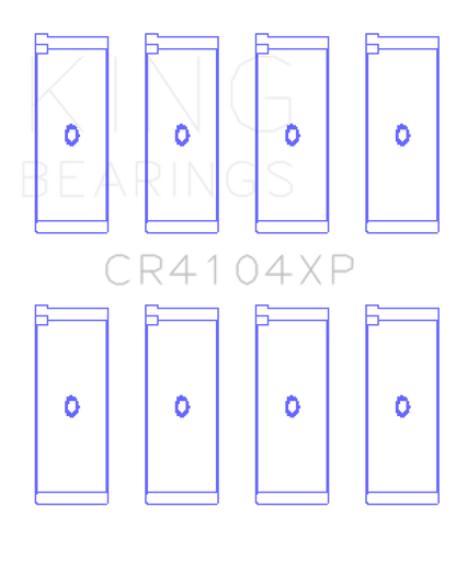 King Engine Bearings Audi/VW 83-03 1.6L/1.8L/2.0L Performance Rod Bearing Set - Size STD
