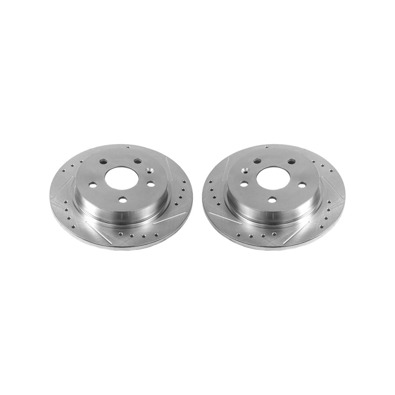 Power Stop 12-16 Buick LaCrosse Rear Evolution Drilled & Slotted Rotors - Pair