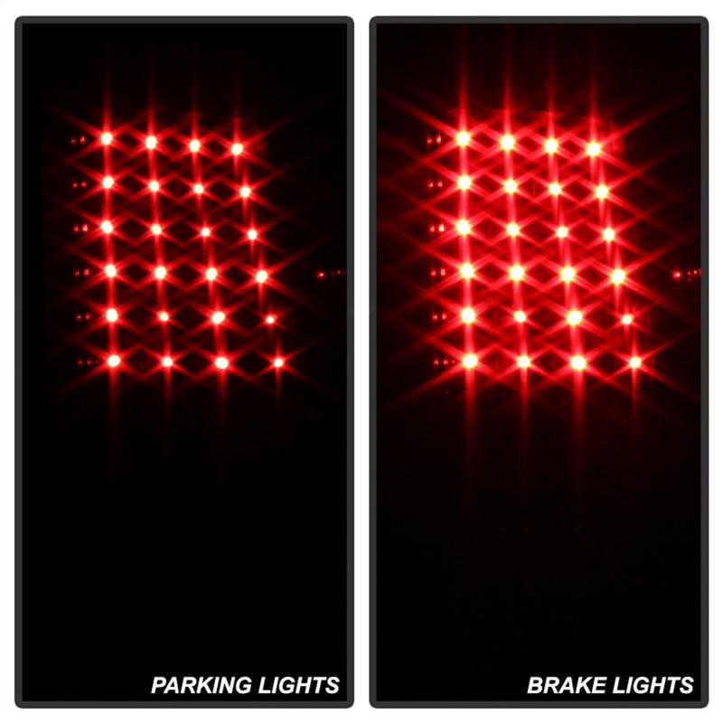 xTune Toyota Tundra 07-13 LED Tail Lights Black ALT-ON-TTU07-LED-BK