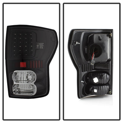 xTune Toyota Tundra 07-13 LED Tail Lights Black ALT-ON-TTU07-LED-BK