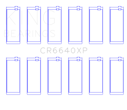 King Engine Bearings BMW M20/M50 2.0L/2.5L/2.7L Performance Rod Bearing Set - Size STD