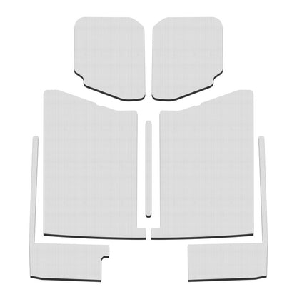 DEI 20-22 Jeep Gladiator JT 4-Door Boom Mat Complete Headliner Kit - 7 Piece - White