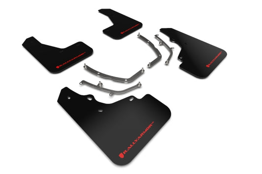 Rally Armor 19-25 Mazda3 Hatchback Black UR Mud Flap w/Red Logo