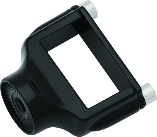 Kuryakyn Side Mount License Plate Holder Clamp 86-22 XL Models Gloss Black