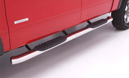 Lund 10-17 Dodge Ram 2500 Mega Cab 5in. Curved Oval SS Nerf Bars - Polished