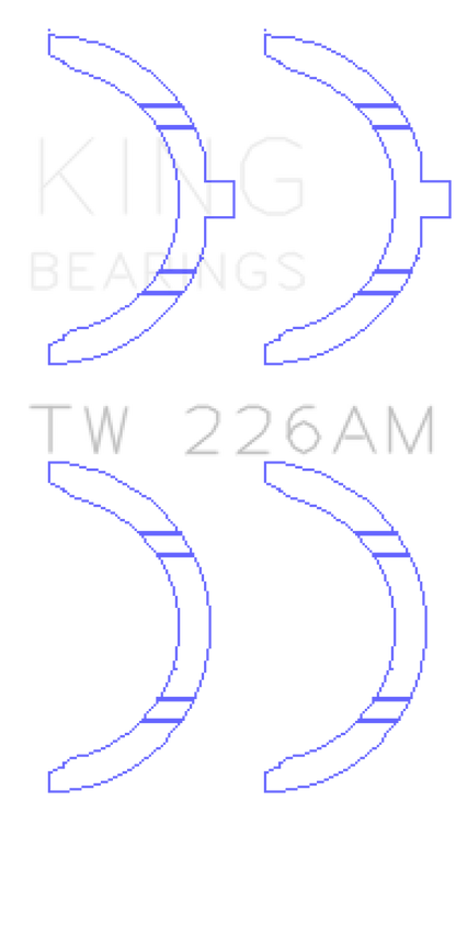 King Engine Bearings Toyota 3SGTE Thrust Washer Set