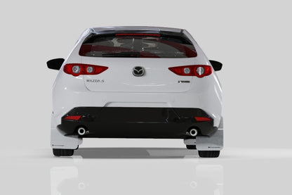 Rally Armor 19-25 Mazda3 Hatchback Black UR Mud Flap w/Dark Grey Logo